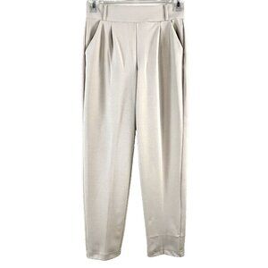 Boom Boom Jeans Cream Ankle Pants